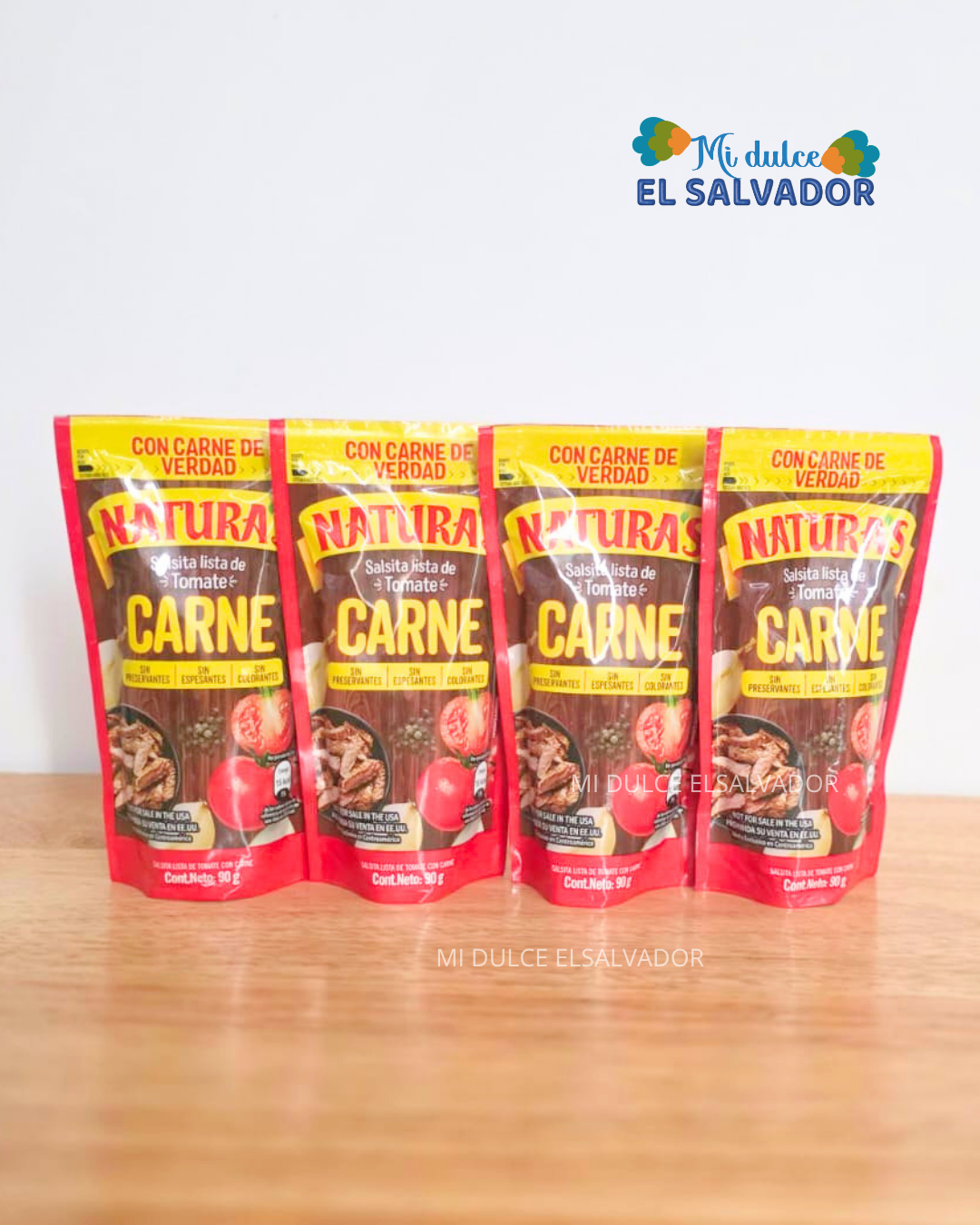 Pack salsas de tomate sabor Carne - NATURAS