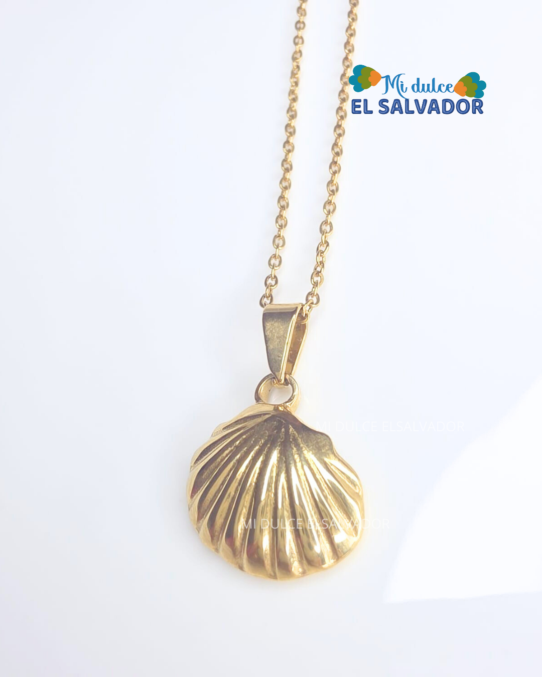 Chain with seashell pendant