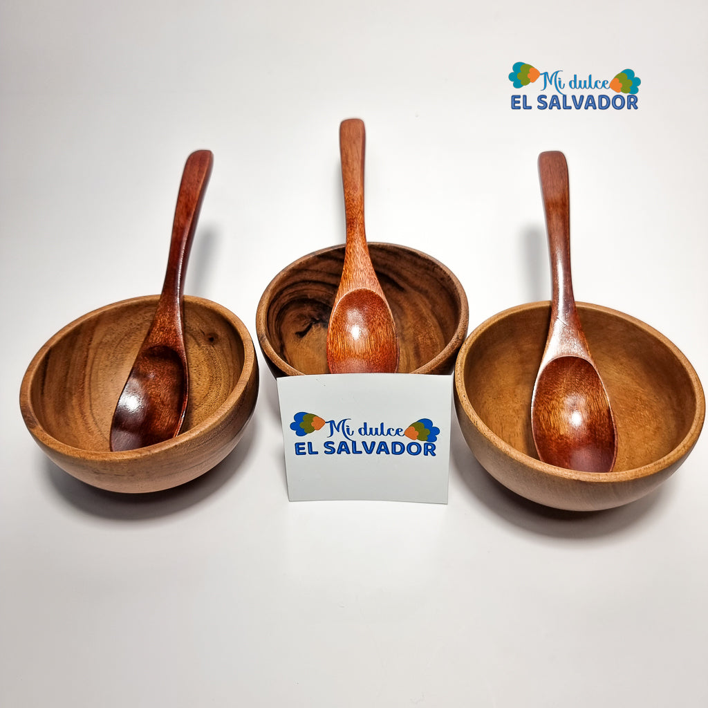 Wooden bowl - 6 pieces