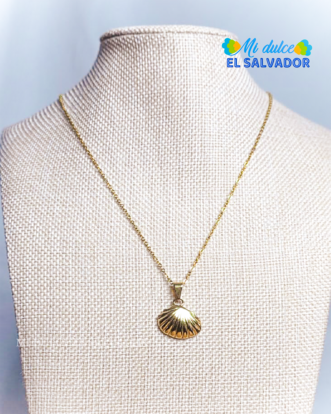 Chain with seashell pendant