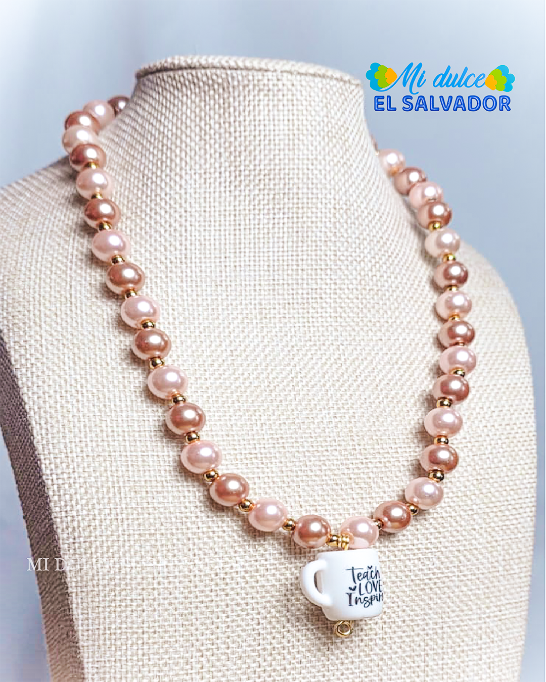 Necklace with a little cup