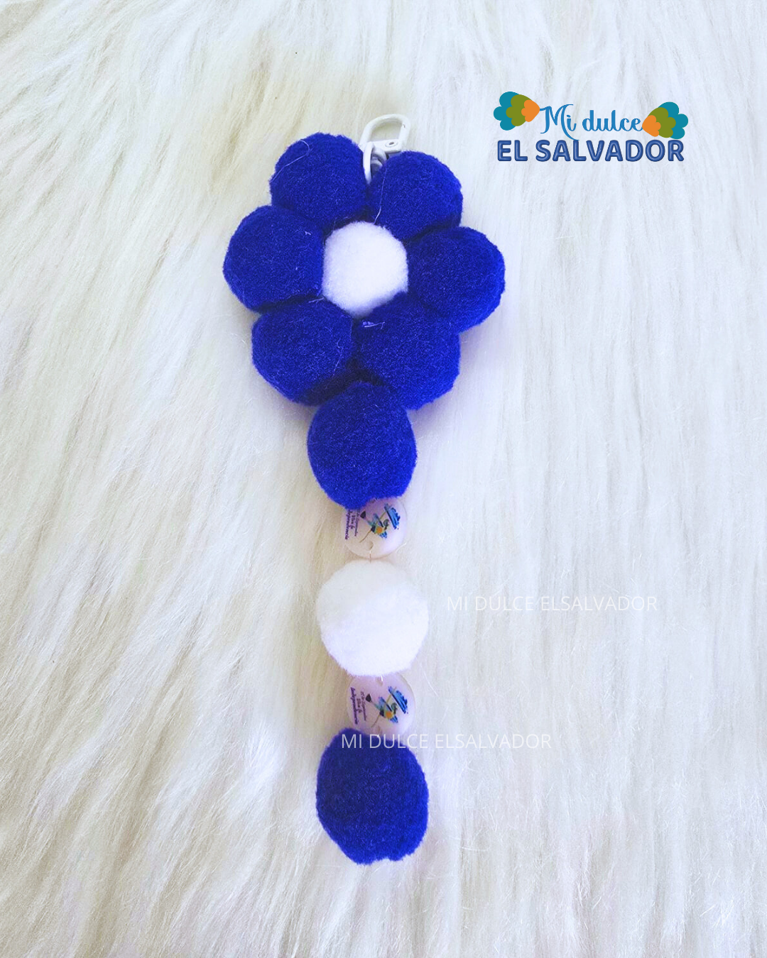 Typical flower keychain