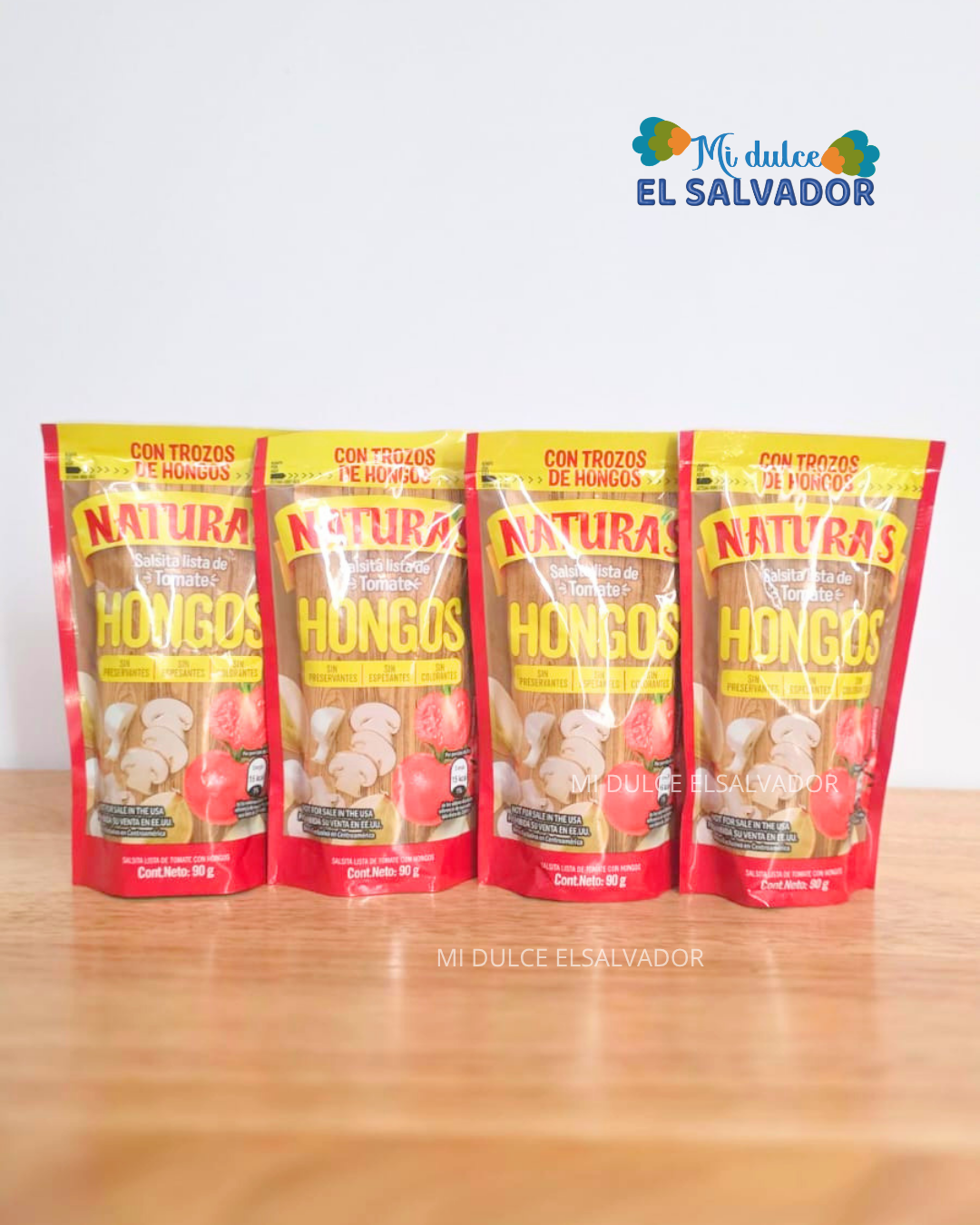 Pack salsas de tomate sabor hongos - NATURAS